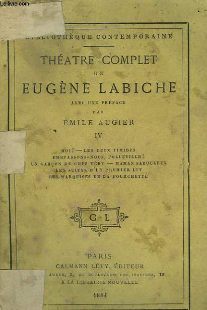 THEATRE COMPLET DE EUGENE LABICHE. TOME 4.