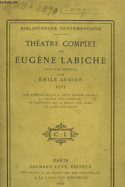 THEATRE COMPLET DE EUGENE LABICHE. TOME 8.