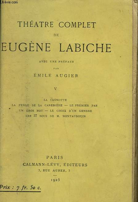 THEATRE COMPLET DE EUGENE LABICHE. TOME 5.