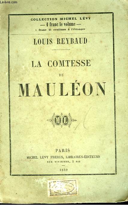 LA COMTESSE DE MAULEON.