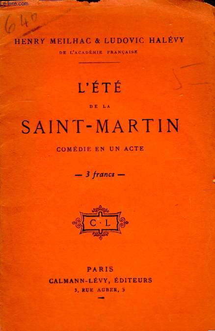 L'ETE DE LA SAINT - MARTIN.