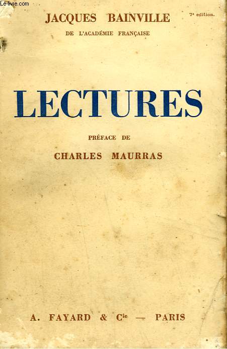 LECTURES.
