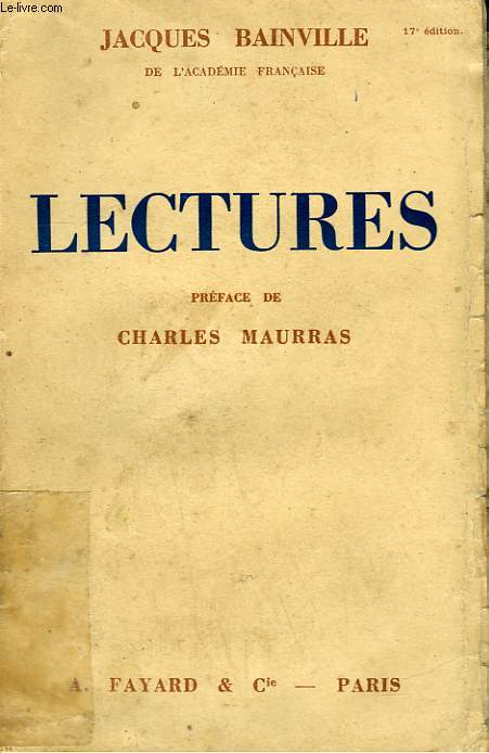 LECTURES.