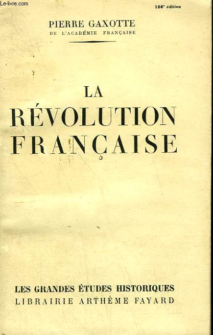 LA REVOLUTION FRANCAISE.