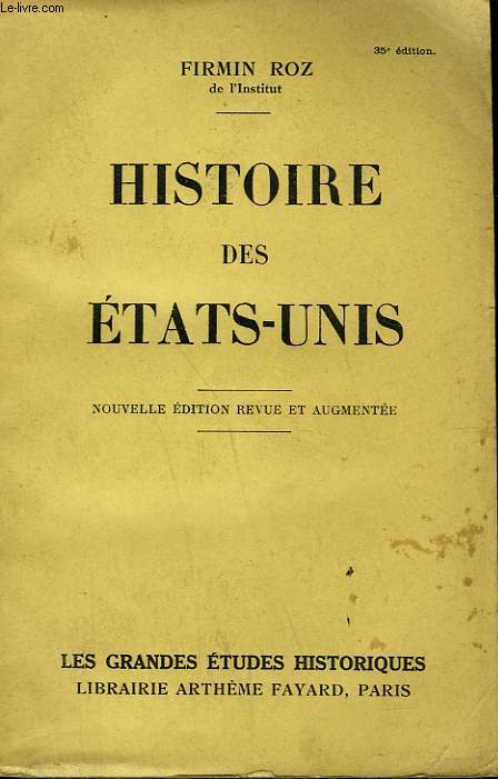 HISTOIRE DES ETATS-UNIS.
