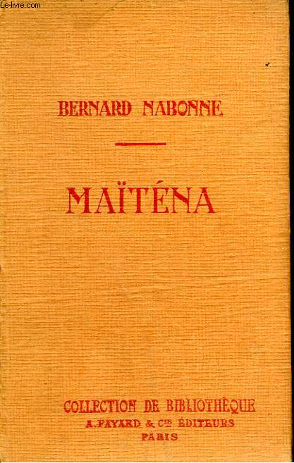 MAITENA. COLLECTION DE BIBLIOTHEQUE N 28.