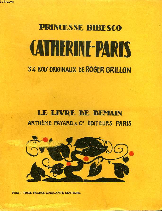 CATHERINE PARIS. 34 BOIS ORIGINAUX DE ROGER GRILLON.LE LIVRE DE DEMAIN N 76.