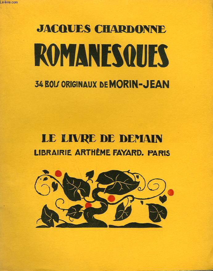 ROMANESQUES. 34 BOIS ORIGINAUX DE MORIN-JEAN. LE LIVRE DE DEMAIN N 195.