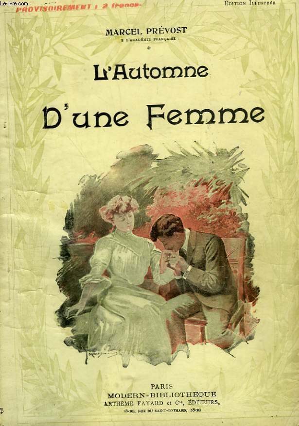 L'AUTOMNE D'UNE FEMME. COLLECTION MODERN BIBLIOTHEQUE.