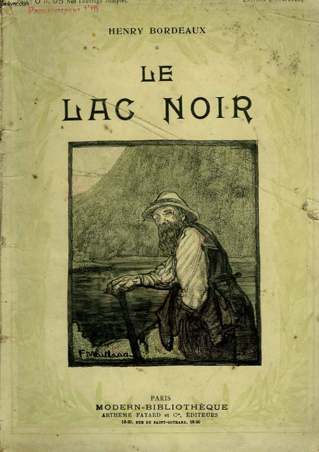 LE LAC NOIR. COLLECTION MODERN BIBLIOTHEQUE.