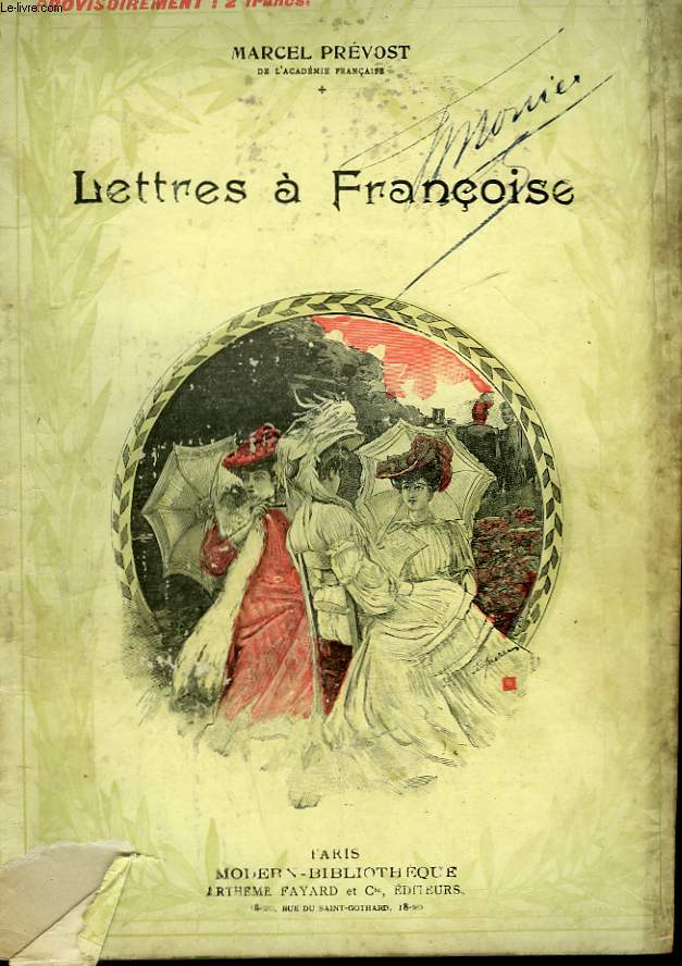 LETTRES A FRANCOISE. COLLECTION MODERN BIBLIOTHEQUE.