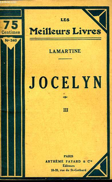 JOCELYN - TOME 3