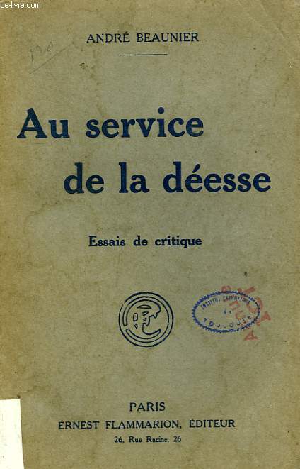 AU SERVICE DE LA DEESSE.