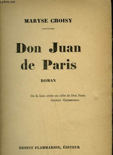 DON JUAN DE PARIS.