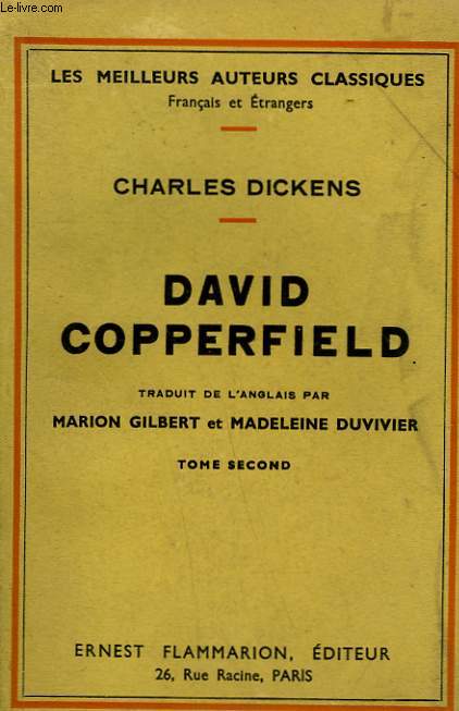 DAVID COPPERFIELD. TOME 2.