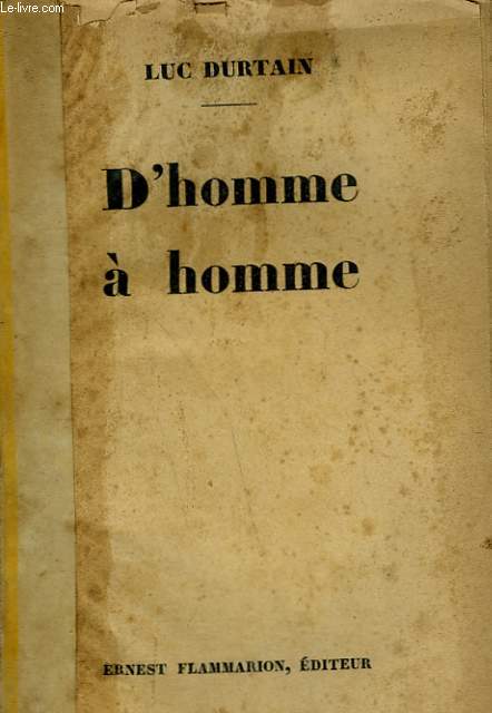 D'HOMME A HOMME.