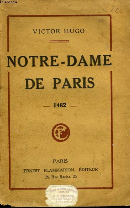 NOTRE DAME DE PARIS. 1482.