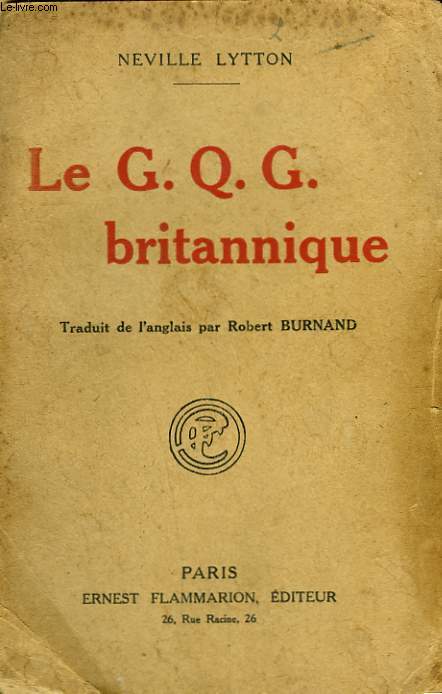 LE G.Q.G. BRITANNIQUE.