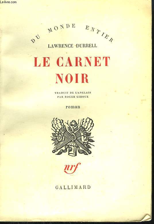 LE CARNET NOIR. THE BLACK BOOK.