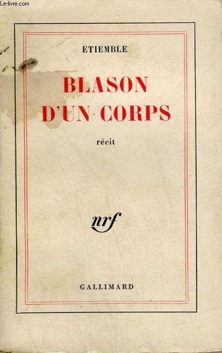 BLASON D'UN CORPS.