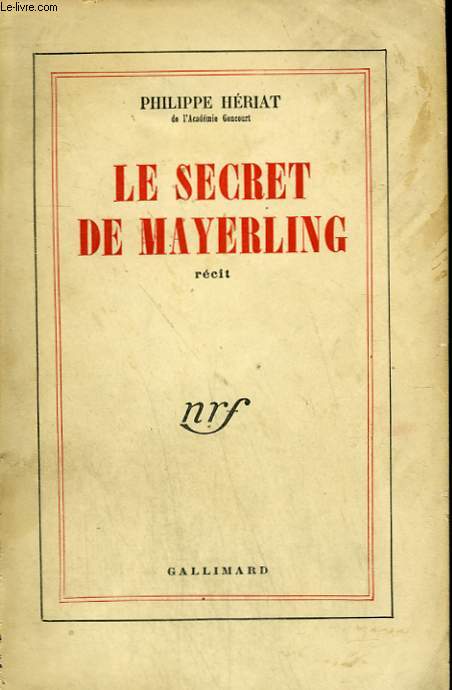 LE SECRET DE MAYERLING.