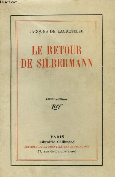 LE RETOUR DE SILBERMANN.