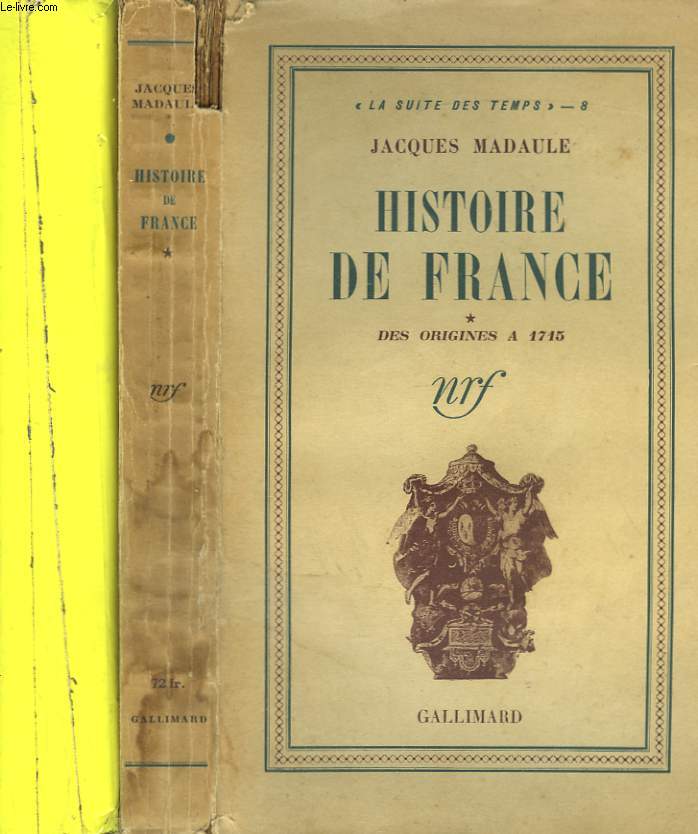 HISTOIRE DE FRANCE. EN 2 TOMES.