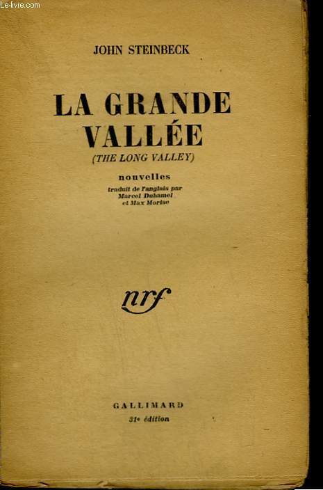 LA GRANDE VALLEE. ( THE LONG VALLEY ) .