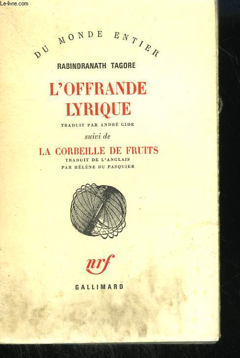 L'OFFRANDE LYRIQUE SUIVI DE LA CORBEILLE DE FRUIT.