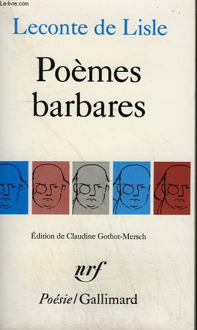 POEMES BARBARES. COLLECTION : POESIE.