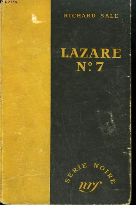 LAZARE N7. ( LAZARUS # 7). COLLECTION : SERIE NOIRE SANS JAQUETTE N 48