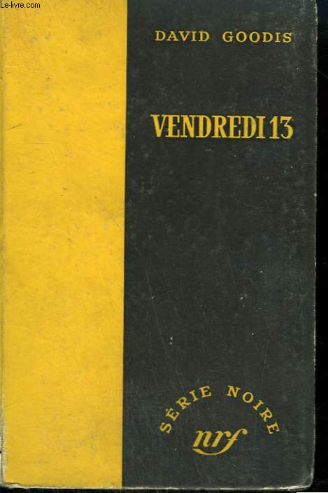 VENDREDI 13. ( BLACK FRIDAY). COLLECTION : SERIE NOIRE SANS JAQUETTE N 279