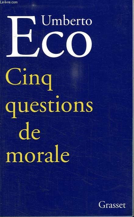 CINQ QUESTIONS DE MORALE.