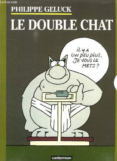 LE DOUBLE CHAT.2 VOLUMES. L AVENIR DU CHAT. LE CHAT 1999, 9999.