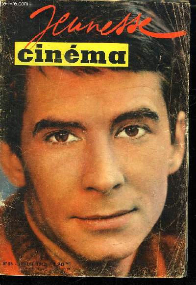 JEUNESSE CINEMA N 56. JUILLET 1962. SOMMAIRE: PAUL NEWMAN. LES JEUNES DU CINEMA. LES OSCARS. BEATRICE ALTARIBA. JEANNE MOREAU...