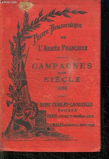 ETUDE SOMMAIRE DES CAMPAGNES D UN SIECLE. 1800.