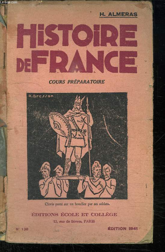 HISTOIRE DE FRANCE. COURS PREPARATOIRE. N 138