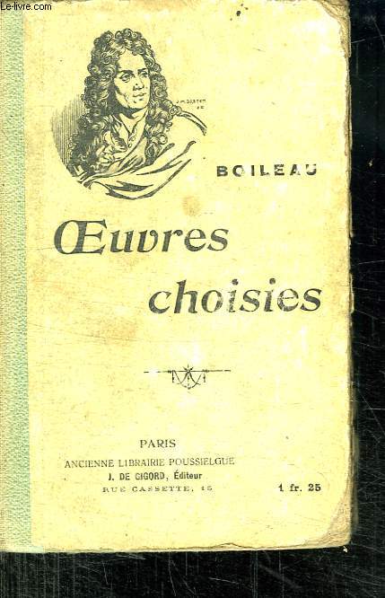 BOILEAU. OEUVRES CHOISIES. 14 em EDITION.