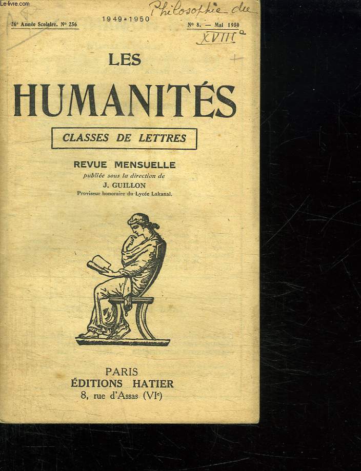 LES HUMANITES. CLASSES DE LETTRES. N 8 MAI 1950.