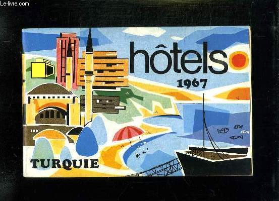 TURQUIE HOTELS 1967.