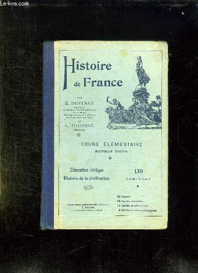 HISTOIRE DE FRANCE. COURS ELEMANTAIRE.