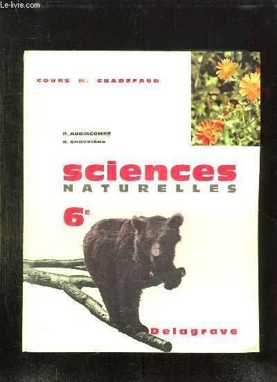 SCIENCES NATURELLES CLASSE DE 6e.