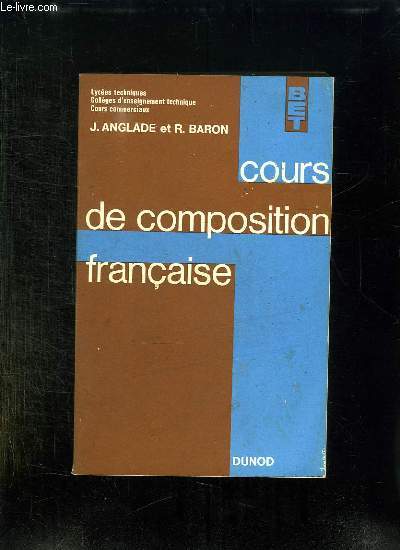 COURS DE COMPOSITION FRANCAISE.