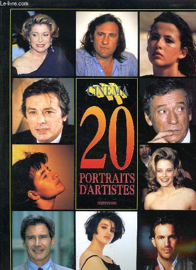 20 PORTRAITS D ARTISTES. EDITION 1994.