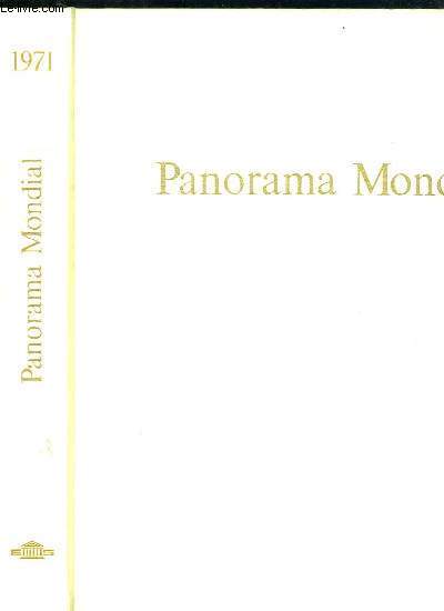 PANORAMA MONDIAL 1971+ 2 33 TOURS. ENCYCLOPEDIE PERMANENTE.
