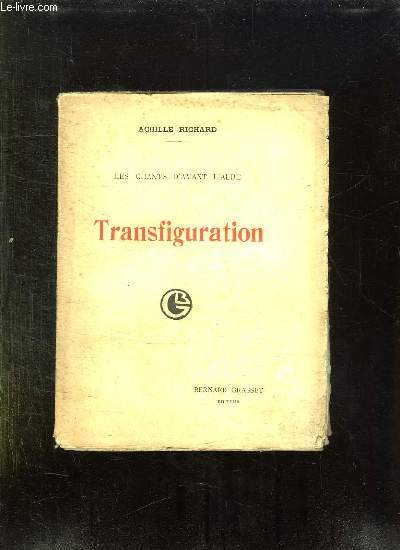 TRANSFIGURATION. CHANTS D AVANT L AUBE.