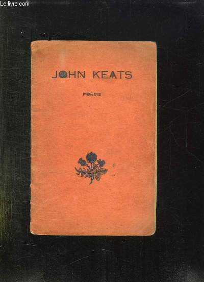 JOHN KEATS. POEMS.