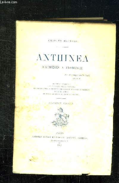 ANTHINEA. D ATHENES A FLORENCE. 5em EDITION.