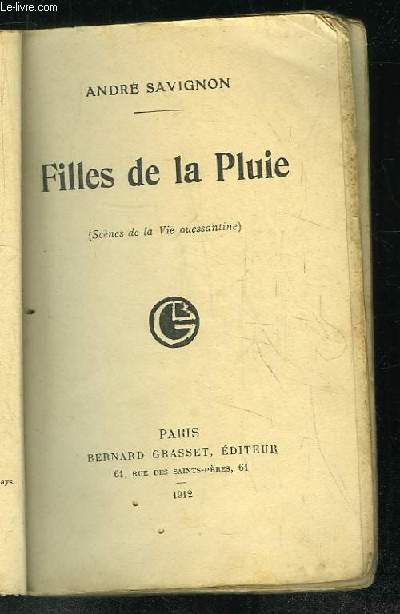 FILLES DE LA PLUIE.