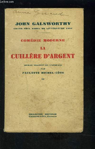 COMEDIE MODERNE- LA CUILLERE D ARGENT- TOME 2 vendu seul